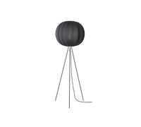 Lampadaire Rond Knit-Wit, Made By Hand, Haut Ø60, Noir