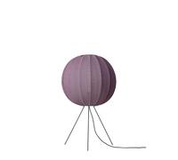 Lampadaire Rond Made By Hand Knit-Wit Ø60, Bordeaux Moyen