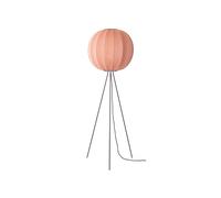 Lampadaire Rond Tricoté à La , Haut Ø60 Corail