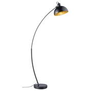 Lampadaire salle à manger lecture plafonnier lampe à arc GOLD DIMMER dans un ensemble comprenant des ampoules LED RVB
