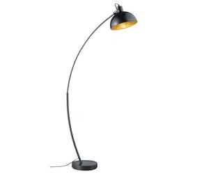 Lampadaire salle à manger lecture plafonnier lampe à arc GOLD DIMMER dans un ensemble comprenant des ampoules LED RVB