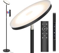 Lampadaire salon 35W Lampadaire LED Liseuse à intensité variable avec télécommande