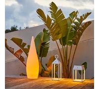 Lumisky Lampadaire sans fil CLASSY LED multicolore dimmable H80 cm Blanc Télécommande