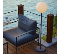 Lumisky Lampadaire LUNY TALL H150 cm – Pied métal scandinave – LED dimmable blanc chaud rechargeable