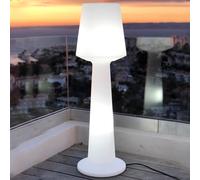 Lampadaire design lumineux filaire pour extérieur éclairage puissant LED blanc AUSTRAL H110cm culot E27