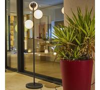 Lampadaire secteur gris globy