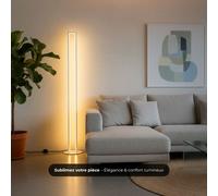 Lampadaire silta- blanc dimmable