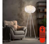 Lampadaire Smart Accueil Gouvernable pour App Intensité Variable Blanc
