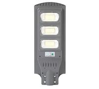 Lampadaire Solaire 150 W avec détecteur de Mouvement, 351 LED d'extérieur, éclairage pour Jardin, Cour, Trottoir, 6 500 K, Blanc Froid, IP66, 62 cm, 24 cm, 3,5 cm
