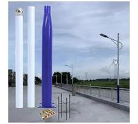 Lampadaire solaire avec cage d'armature, lampadaire extérieur pour caméra de sécurité, 6, 5, 4, 3, 3,5, 2,5, 2 m, très résistant