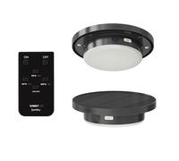 Lumisky Lampadaire solaire extérieur en bambou naturel avec module LED blanc chaud télécommande STANDY BAMBOU SOLAR H160cm