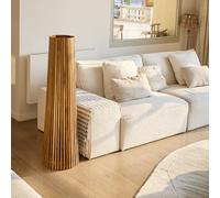 Lampadaire solaire bois tecka