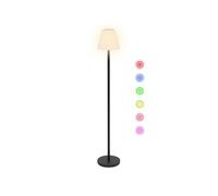 Lampadaire solaire extérieur avec LED multicolore