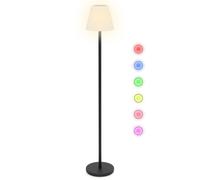 IDMarket - Lampadaire solaire extérieur avec LED multicolore