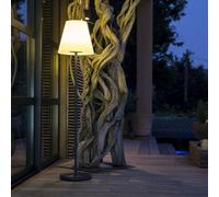 Lampadaire solaire gris standy