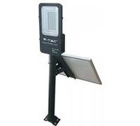 Lampadaire solaire LED V-Tac 50W 4000K NOIR/CHROME G