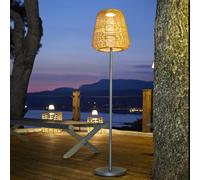 Lampadaire solaire marron boheme tall