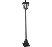 Lampadaire solaire - SMART GARDEN - Metro - 20 lumens - Noir - 130 x 18 cm