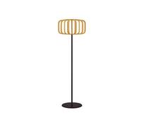 Lumisky Lampadaire solaire extérieur en bambou naturel avec module LED blanc chaud télécommande STANDY BAMBOU SOLAR H160cm