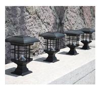 Lampadaire Solaire - SURENHAP - Étanche - Éclairage Extérieur - Lumière Blanche/Chaude - Design Contemporain