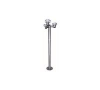 Lampadaire solaire timeo hauteur 199 cm 3 lampes avec telecommande, prlumsol4-200