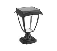 Lampadaire solaire V-TAC - IP65 Waterproof - Noir mat - 2W - 110 Lumens - 3000K+6000K