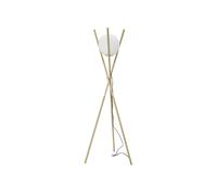 Lampadaire Sphère "Glamy X" 155cm Blanc & Or