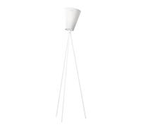 Lampadaire structure blanc Oslo Wood H x Ø 165x55cm/ with dimmer