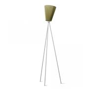 Lampadaire structure gris clair Oslo Wood H x Ø 165x55cm/ with dimmer