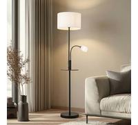 Lindby - Aovan Lampadaire USB Black