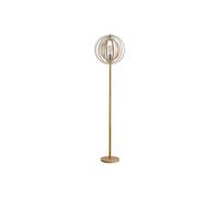 Lampadaire sur Pied Circulaire 40 W Max. Abat-Jour bois naturel clair dim. Ø 38 x 160 cm