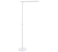 Lampadaire sur Pied LED Design Industriel en Métal Blanc Taurus [EEK: E]