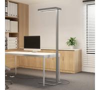 Lampadaire sur pied LED Logan Ultra Arcchio, dimmable, gris, Bureau, Aluminium, Moderne