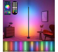 Lampadaire sur Pied LED RGB 16M Couleurs - Contrôle App/Telecommande, Synchronisation Musique & Design Minimaliste (USB, 20W)