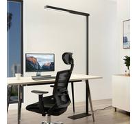 Lampadaire sur pied LED Tamilo Arcchio, noir, Bureau, Aluminium, Moderne