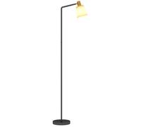 Lampadaire sur pied salon - HOMCOM - tête rotative à 350° - 3 températures de couleur - acier et plastique - 45 x 21 x 148 cm - noir