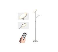 Tomons Lampadaire sur Pied LED Dimmable pour Salon - Télécommande, Lampe de Lecture Réglable, 3 Températures de Couleur, 30W - Pour Chambre