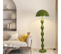 Lampadaire sur Pied Salon Vert Lampe Champignon,Lampe sur Pied Moderne pour Chambre à Coucher avec Interrupteur à Pédale,150cm Home Decoration LED Lampadaires,Compatible avec base E27 Mushroom Lamp