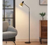 Lampadaire sur pied Vlada Lindby, noir, Salon / Salle à manger, Métal, Scandinave, Lampadaire