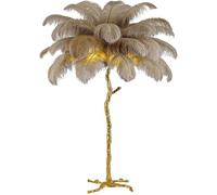 Lampadaire - SUTEO - Plume D'Autruche - LED - 120 cm - Design Contemporain Chic