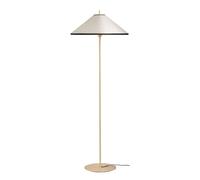 Lampadaire Tafta Ø52 Noir/Blanc Cassé