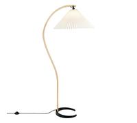GUBI Timberline Lampadaire Chêne et Bouleau/Blanc