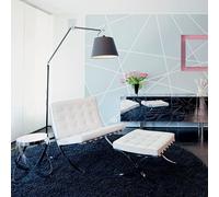 Lampadaire Tolomeo Mega Noir Noir Abat-jour 42 cm