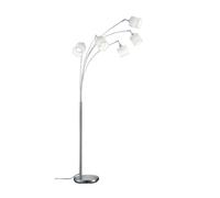 Lampadaire - Tommy - Piantana Ad Arco - 5 ampoules LED - Blanc - Métal