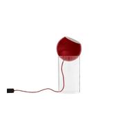 Lampadaire &Tradition Topan VP14 Lampadaire Topan VP14 Acrylique Transparent /Rouge Vermillon