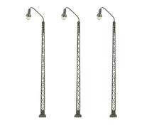 Lampadaire "Treillis cintré" à LED 117 mm (x3) - FALLER 272129 - N 1/160