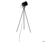 Lampadaire trépied ""Bil"" métal noir H136cm - Atmosphera createur d'interieur