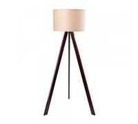 Lampadaire trépied en bois GreenIce AYD-1531 - Beige/Marron - LED E27 - 170cm