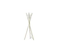 Generique Lampadaire trépied Glamy métal doré 55 x 155 cm