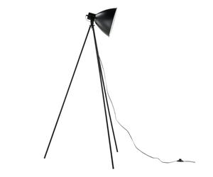 Lampadaire Trépied en Métal "Tiv" 140cm Noir